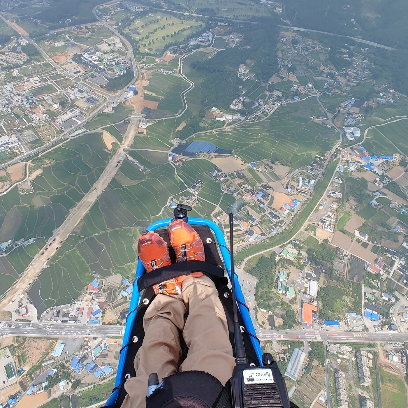 비행 중 내려다본 세상